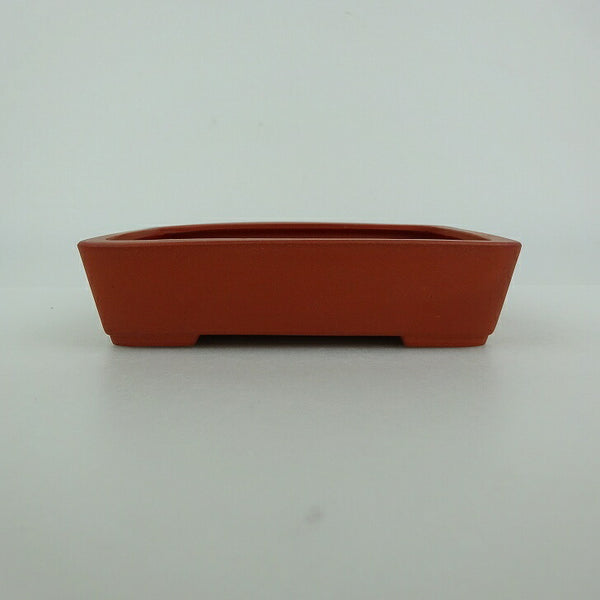 盆栽鉢 青香 小型 長辺 約11.8cm 長方鉢 泥物 1198409754