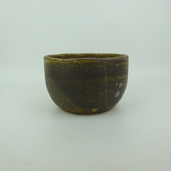 盆栽鉢 信楽焼 K 小型 長辺 約14.3cm 丸鉢 信楽 楽風 鉢 釉薬 観賞用  新品 t1198409672