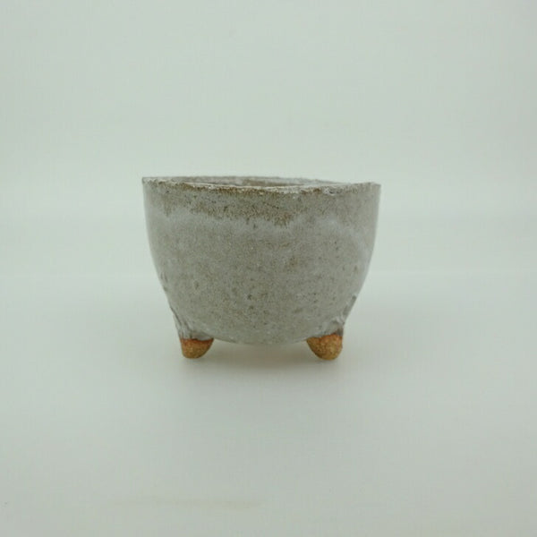 盆栽鉢 信楽焼 小鉢 長辺 約7.5cm 丸鉢 信楽 楽風 鉢 釉薬 観賞用  新品 w1198414057