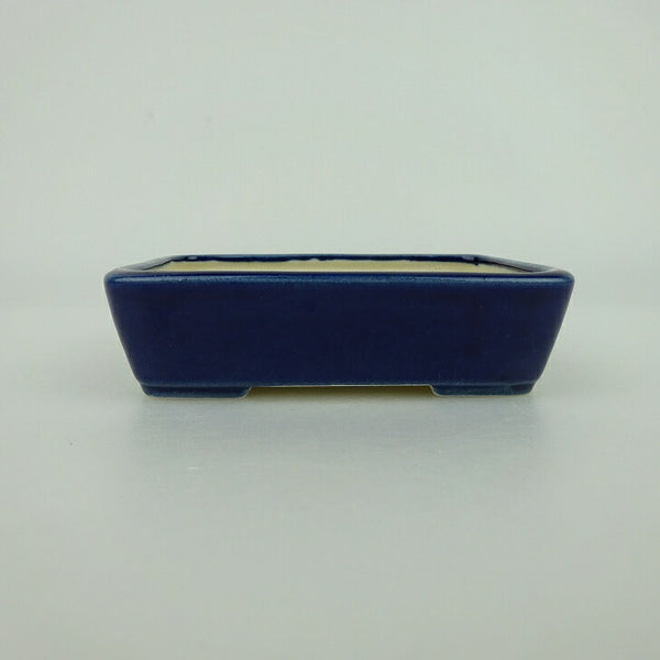 盆栽鉢 青香 小鉢 長辺 約9.5cm 長方鉢 釉薬 s1198409197