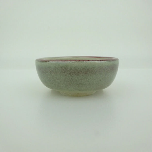 盆栽鉢 青香 小鉢 長辺 約6cm 丸鉢 釉薬  新品 f1198410126
