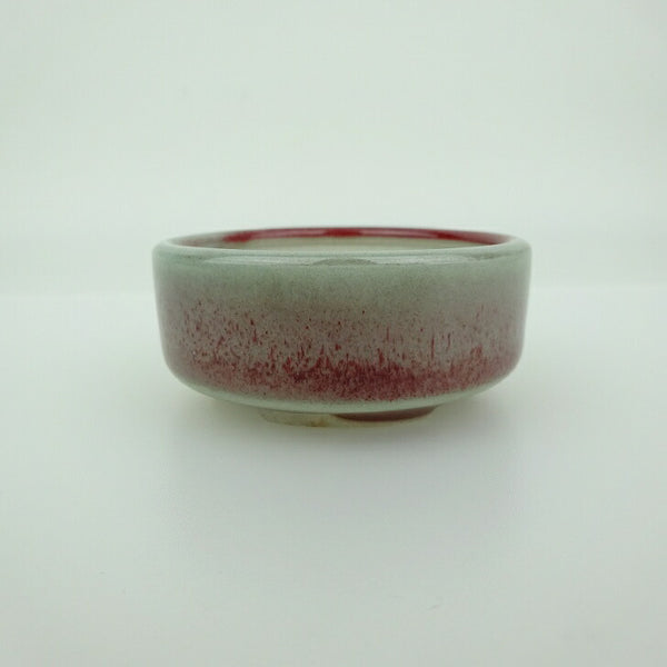 盆栽鉢 青香 小鉢 長辺 約6.1cm 丸鉢 釉薬  新品 1198403631