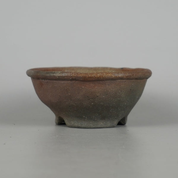 盆栽鉢 文山 越前文山 小型 長辺 約 10.7cm 鯖江園芸 丸鉢 泥物  新品 s1198410643