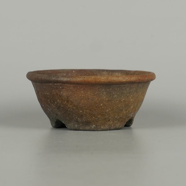 盆栽鉢 文山 越前文山 小鉢 長辺 約 9.5cm 鯖江園芸 丸鉢 外縁 泥物 f1198409178