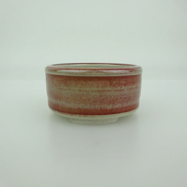 盆栽鉢 青香 小鉢 長辺 約5.9cm 丸鉢 上下帯 釉薬  新品 s1198419650