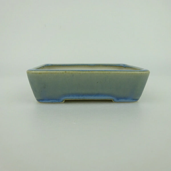 盆栽鉢 青香 小鉢 長辺 約9.5cm 長方鉢 釉薬 l1198409538