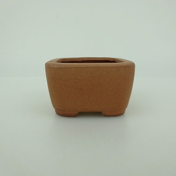 盆栽鉢 青香 豆鉢 長辺 約4.5cm 正方鉢 泥物 h1198426171