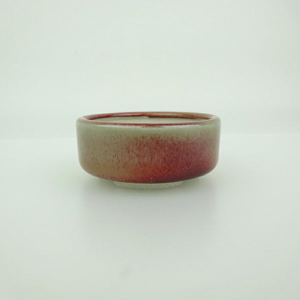 盆栽鉢 青香 小鉢 長辺 約6.1cm 丸鉢 釉薬 v1198441767