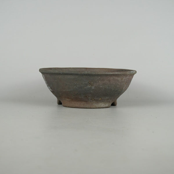 盆栽鉢 文山 越前文山 小型 長辺 約 19cm 鯖江園芸 丸鉢 泥物  新品 u1198425087