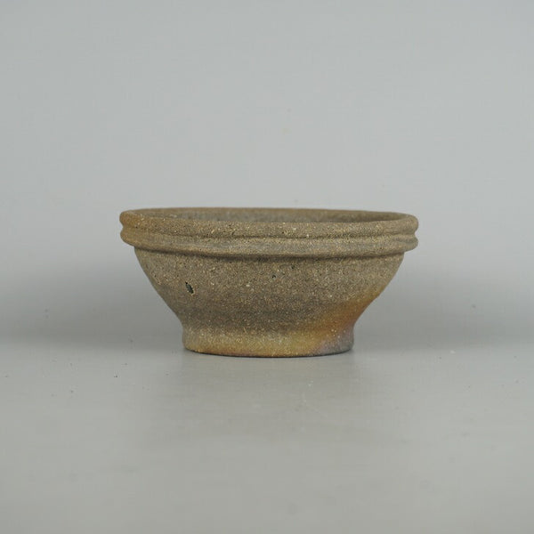 盆栽鉢 文山 越前文山 小型 長辺 約 14.3cm 鯖江園芸 丸鉢 泥物  新品 e1198416654