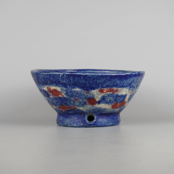 盆栽鉢 文山 越前文山 小型 長辺 約 19.5cm 鯖江園芸 丸鉢 釉薬 c1198411660