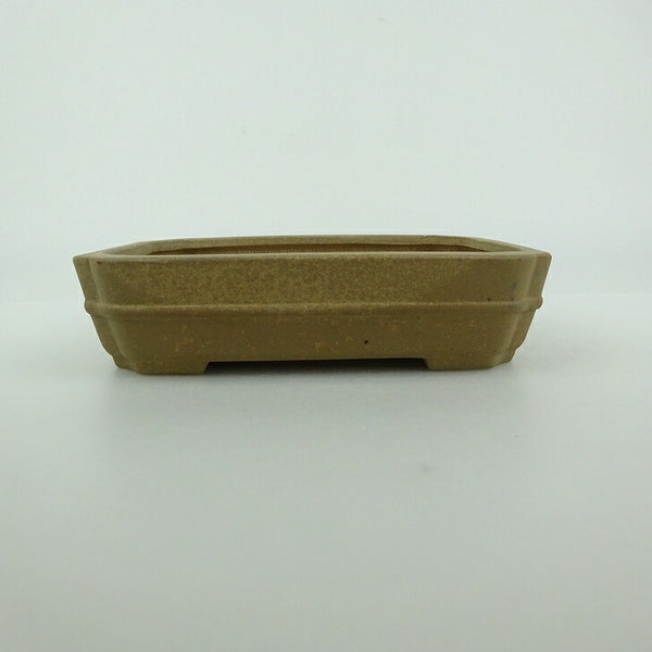 盆栽鉢 青香 小型 長辺 約12cm 長方鉢 隅入 泥物 l1198411665