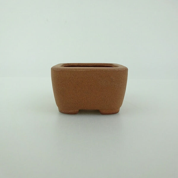 盆栽鉢 青香 豆鉢 長辺 約4.4cm 正方鉢 泥物  新品 o1198420698