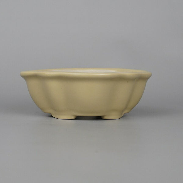 盆栽鉢 近盆撰 小型 長辺 約 11.5cm 木瓜鉢 釉薬  新品 f1198406797