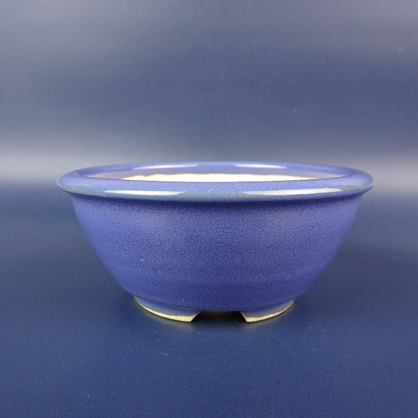 盆栽鉢 光山 小鉢 長辺 約9.6cm 丸鉢 外縁 釉薬  新品 u1198429516