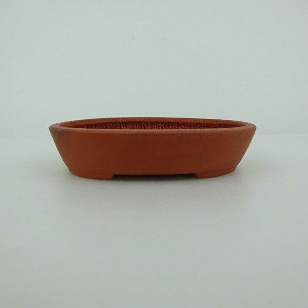 盆栽鉢 青香 小鉢 長辺 約9cm 楕円鉢 泥物 c1198405890
