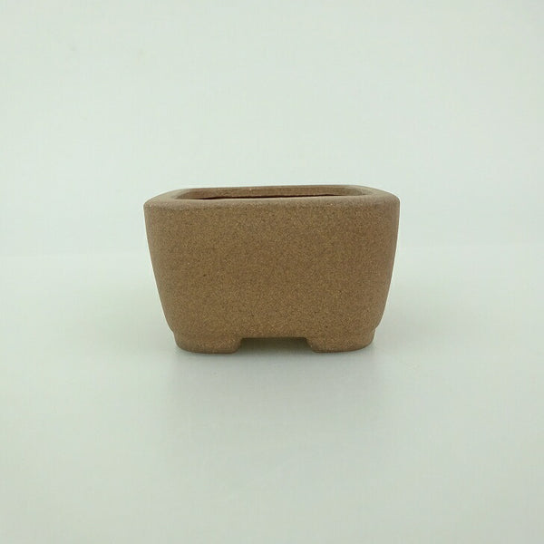 盆栽鉢 青香 豆鉢 長辺 約4.4cm 正方鉢 泥物  新品 r1198409811