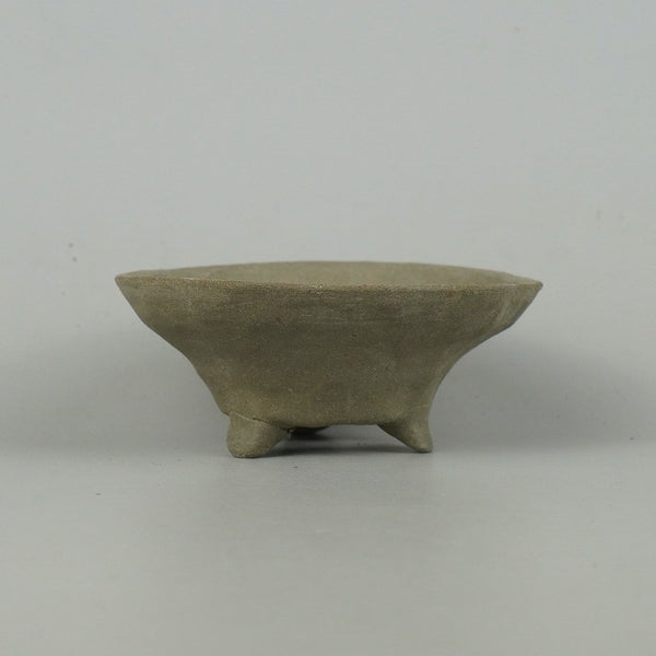 盆栽鉢 誠文窯 小型 長辺 約10.3cm 丸鉢 泥物 数量物 新品 k1198408282