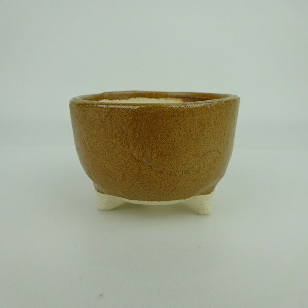 盆栽鉢 ゆうき祥石 小鉢 長辺 約 8.5cm 丸鉢 釉薬 観賞用 新品 数量物 h1198427819