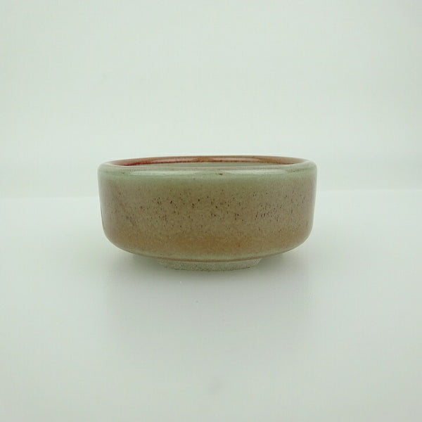 盆栽鉢 青香 小鉢 長辺 約6.1cm 丸鉢 釉薬 o1198419146