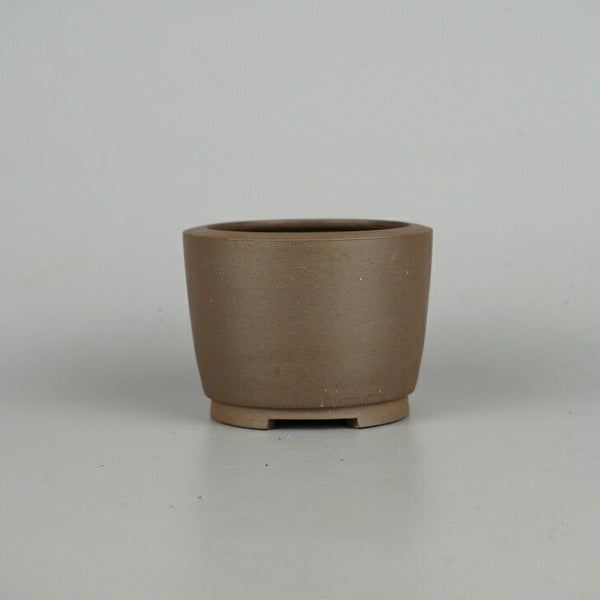 盆栽鉢 常滑 英明 小鉢 長辺 約7.5cm 丸鉢 泥物 数量物 新品 h1198427612