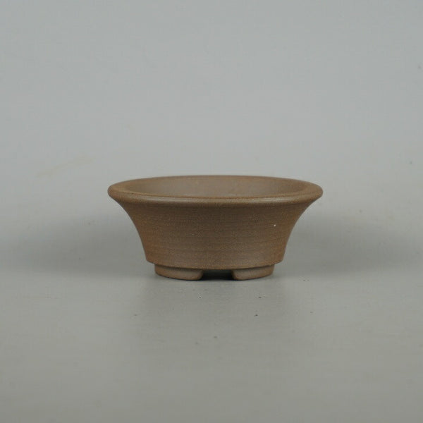盆栽鉢 小石原焼 小鉢 長辺 約9.3cm 丸鉢 泥物 新品 数量物 q1198419251