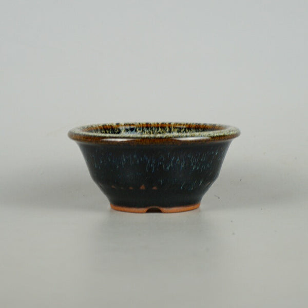 盆栽鉢 小石原焼 小鉢 長辺 約9.5cm 丸鉢 釉薬 新品 数量物 f1198414508