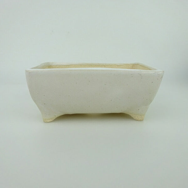 盆栽鉢 ゆうき祥石 小型 長辺 約11.8cm 長方鉢 釉薬 観賞用 新品 数量物 q1198414070