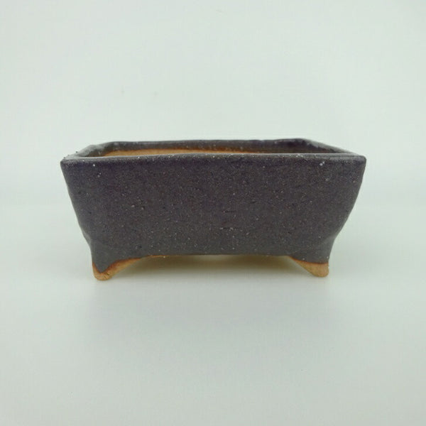 盆栽鉢 ゆうき祥石 小型 長辺 約13cm 長方鉢 釉薬 観賞用 新品 数量物 h1198421692