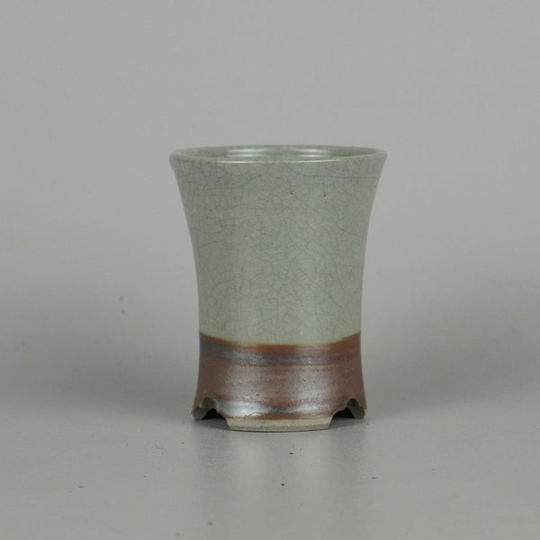 盆栽鉢 昇寿 小鉢 高さ 約7cm 丸鉢 釉薬 数量物 新品 u1198423592