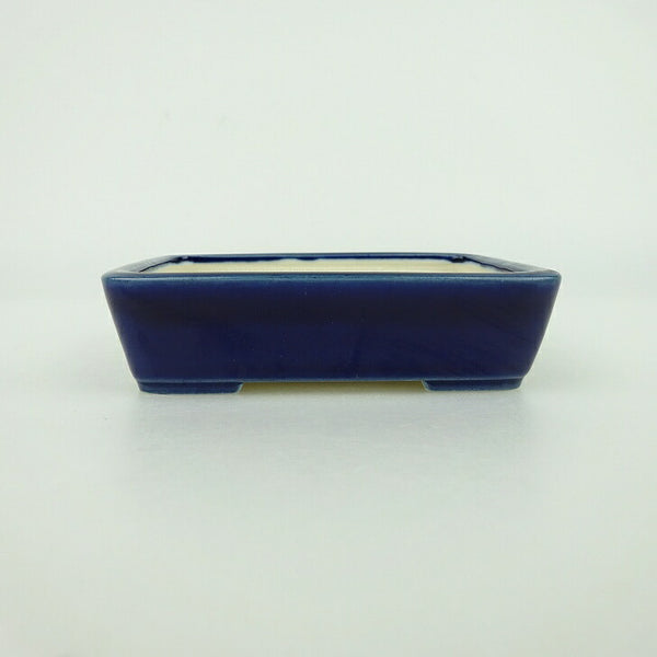 盆栽鉢 青香 小鉢 長辺 約9.5cm 長方鉢 釉薬 x1198416258