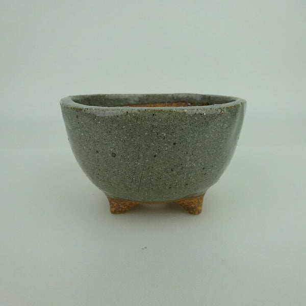 盆栽鉢 ゆうき祥石 小鉢 長辺 約 8.5cm 丸鉢 釉薬 観賞用 新品 数量物 h1198426272