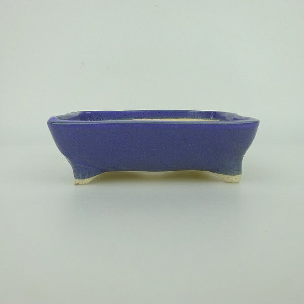 盆栽鉢 ゆうき祥石 小型 長辺 約11.8cm 長方鉢 釉薬 観賞用 新品 数量物 w1198411624