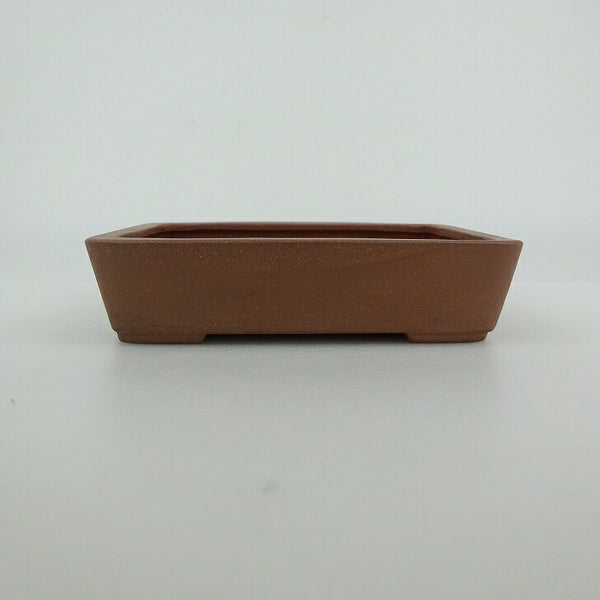 盆栽鉢 青香 小型 長辺 約11.8cm 長方鉢 泥物 e1198411624