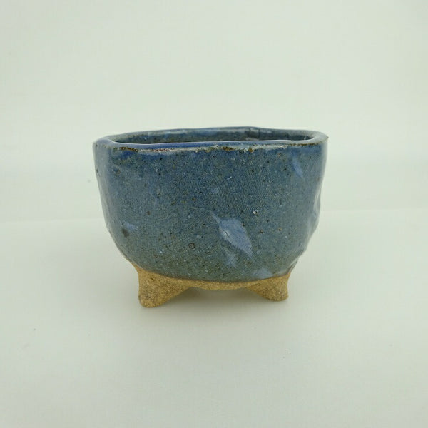 盆栽鉢 ゆうき祥石 小鉢 長辺 約 8.5cm 丸鉢 釉薬 新品 数量物 h1198425923