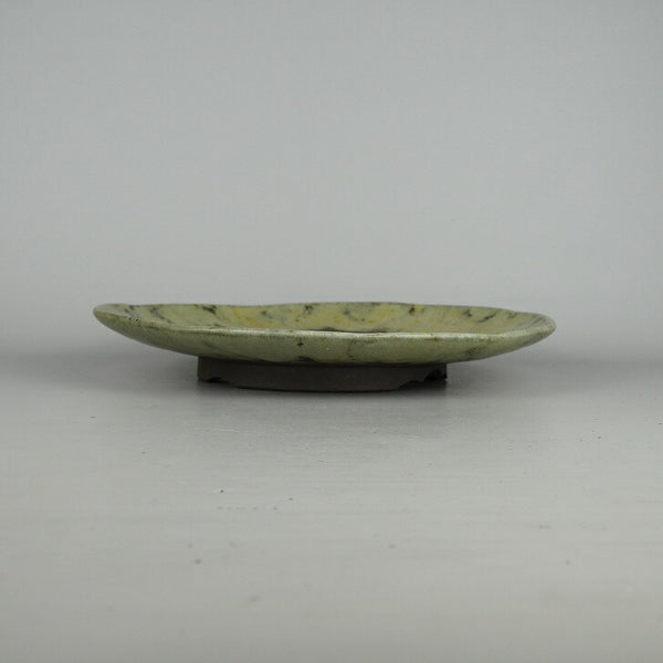 中古盆栽鉢 陶翠 中型 長辺 約30.5cm 丸鉢 釉薬  中古鉢 d1198422284