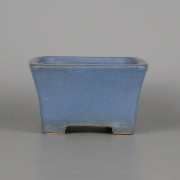 中古盆栽鉢 常滑 柴勝 小型 長辺 約 11.2cm 正方鉢 釉薬  中古鉢 p1198420212