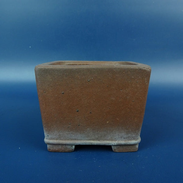 中古盆栽鉢 柴勝 小鉢 長辺 約7.3cm 正方鉢 下帯 泥鉢  中古鉢 h1198426715