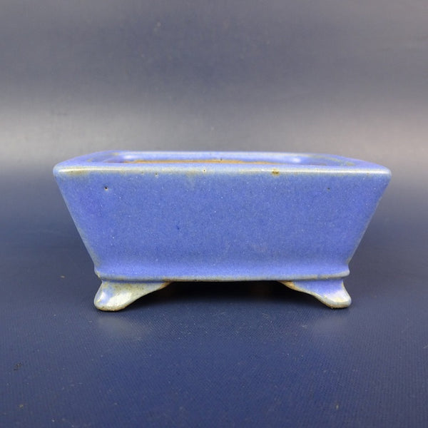 中古盆栽鉢 常滑 柴勝 小鉢 長辺 約6.8cm 長方鉢 釉薬  中古鉢 g1198416835