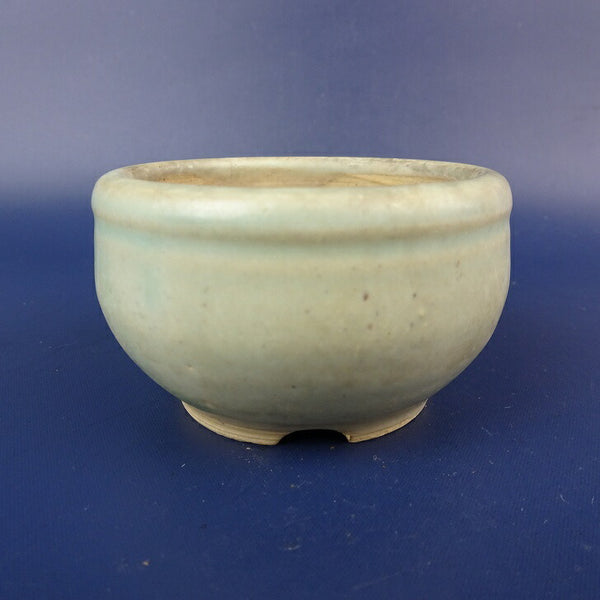 中古盆栽鉢 兼平 小鉢 長辺 約6.7cm 丸鉢 釉薬  中古鉢 j1198413676