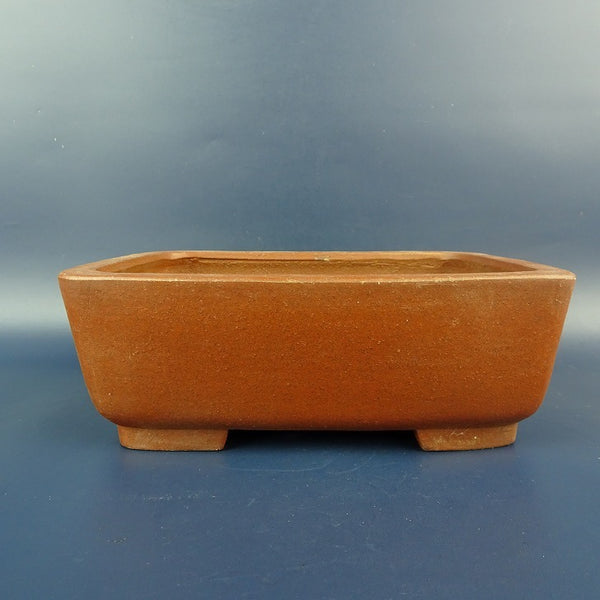 中古盆栽鉢 常滑 柴勝 小型 長辺 約 18.5cm 長方鉢 泥鉢  中古鉢 f1198408645