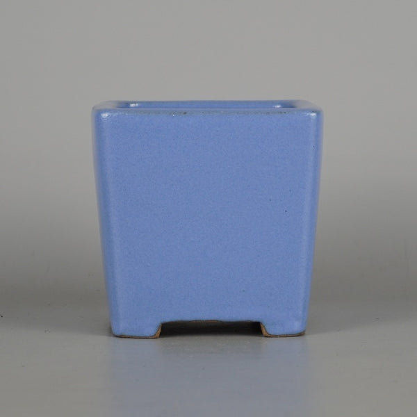 中古 盆栽鉢 常滑 柴勝 小鉢 長辺 約 8.5cm 正方鉢 釉薬  中古鉢 g1198421609