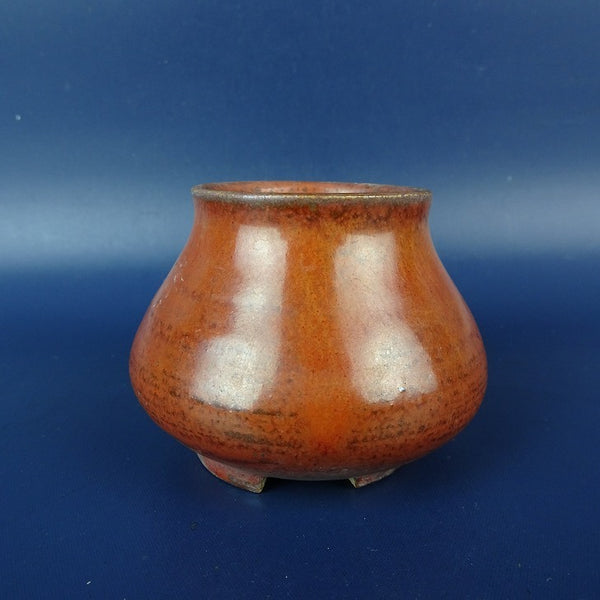 中古盆栽鉢 夢 小鉢 長辺 約7cm 丸鉢 袋式 釉薬  中古鉢 d1198427907