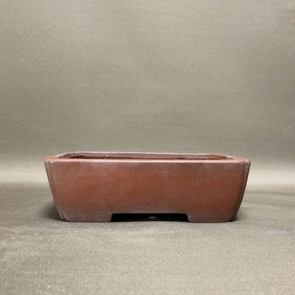 中古盆栽鉢 常滑 柴勝 小型 長辺 約15.8cm 長方鉢 隅入 泥物  中古鉢 g1198413994
