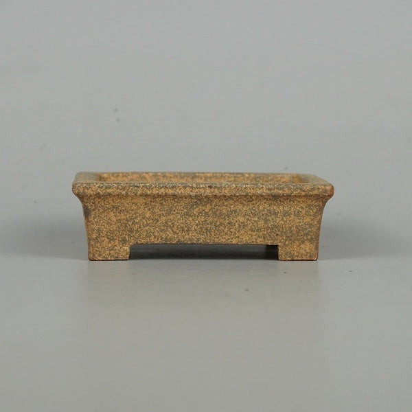 中古盆栽鉢 景心 小鉢 長辺 約8.2cm 長方鉢  中古鉢 l1198408038