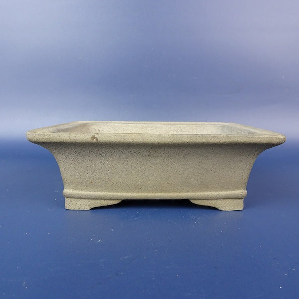 中古盆栽鉢 常滑 柴勝 小型 長辺 約12.5cm 長方鉢 外縁 下帯 泥鉢  中古鉢 h1198424965