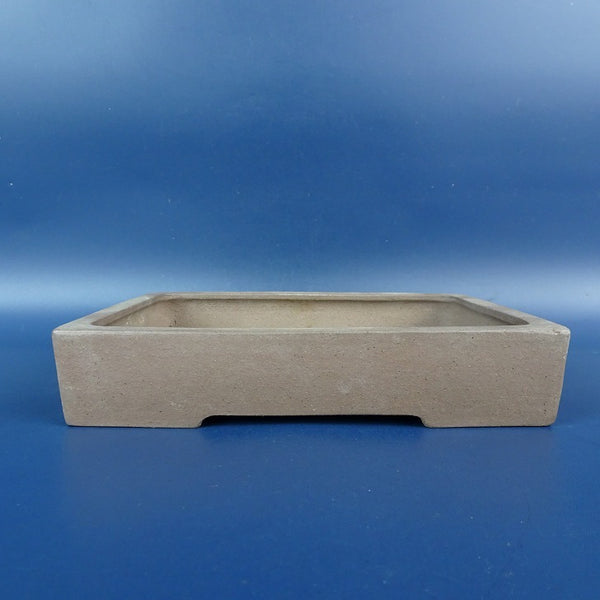中古盆栽鉢 常滑 柴勝 小型 長辺 約15.7cm 長方鉢 泥物  中古鉢 e1198412871