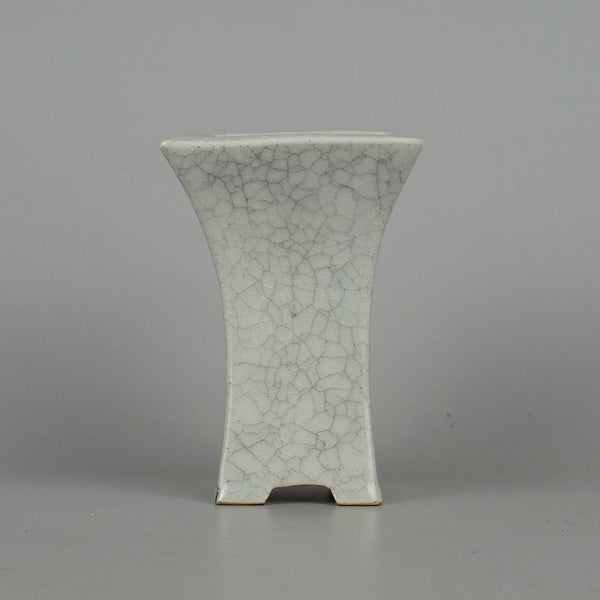 中古盆栽鉢 常滑 柴勝 小型 高さ 約10.2cm 正方鉢 懸崖 釉薬  中古鉢 r1198409812