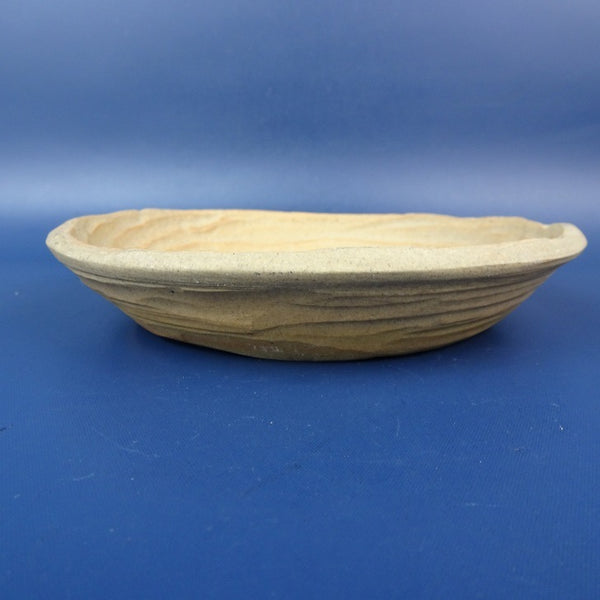 中古盆栽鉢 丸藤 小型 長辺 約15cm 丸鉢  中古鉢 u1198430959