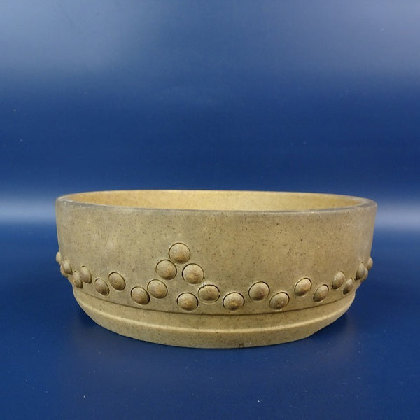 中古盆栽鉢 丸藤 小型 長辺 約 14.9cm 丸鉢 鋲打 泥鉢  中古鉢 v1198442656